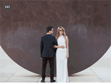 Tablet Screenshot of luz-weddings.com